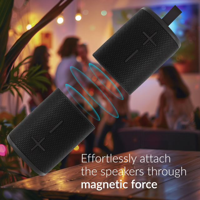Mobilize Mobilize 2in1 Bluetooth Speaker TWS - Zwart