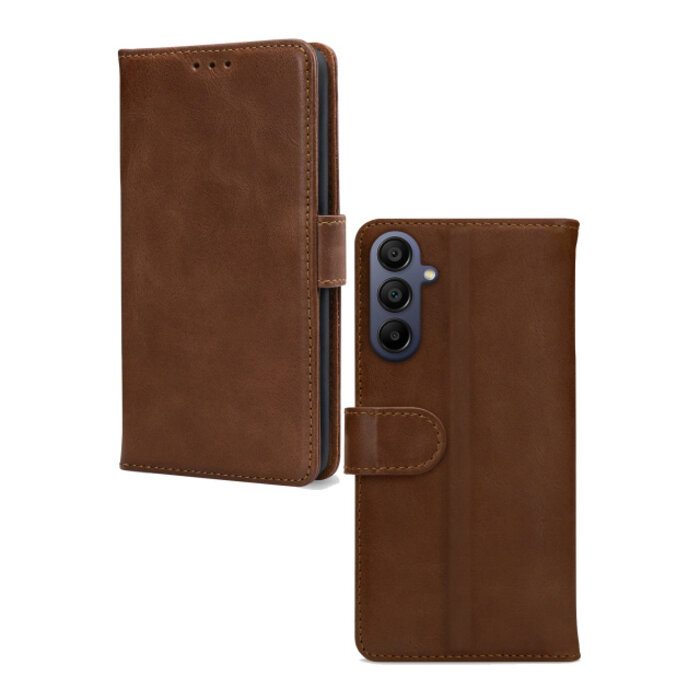 Mobilize Mobilize Leather Wallet Hoesje voor Samsung Galaxy A05s - Bruin