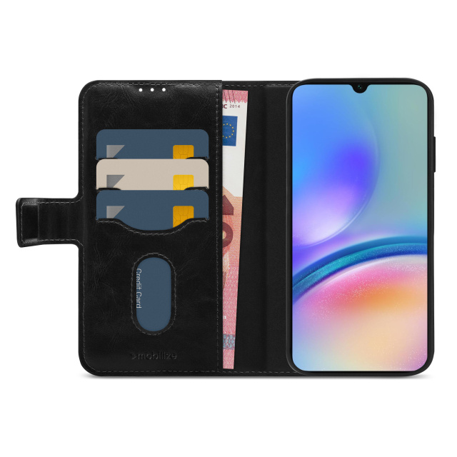 Mobilize Mobilize 2in1 Magnet Gelly Wallet Case Samsung Galaxy A05s - Zwart