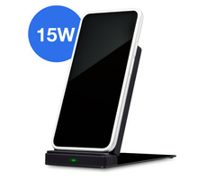 Mobilize Mobilize Draadloze Snellader Opvouwbaar 15W PU Leer - Zwart