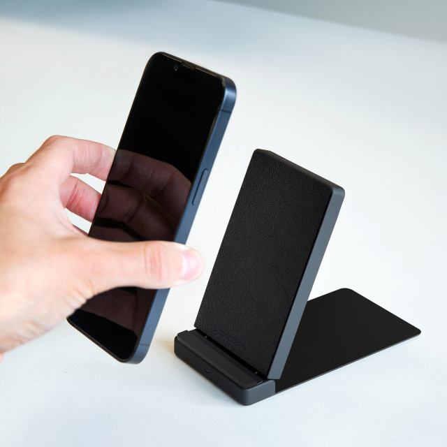 Mobilize Mobilize Draadloze Snellader Opvouwbaar 15W PU Leer - Zwart