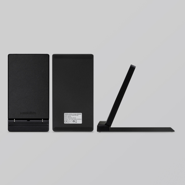 Mobilize Mobilize Draadloze Snellader Opvouwbaar 15W PU Leer - Zwart