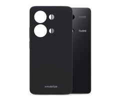 Mobilize Mobilize Rubber Gelly Case Xiaomi Poco M6 Pro 4G/Redmi Note 13 Pro 4G Matt Black