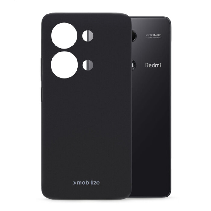 Mobilize Mobilize Rubber Gelly Case Xiaomi Poco M6 Pro 4G/Redmi Note 13 Pro 4G  Matt Black