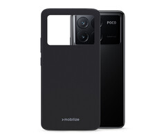 Mobilize Mobilize Rubber Gelly Case Xiaomi Poco X6 Pro 5G Matt Black
