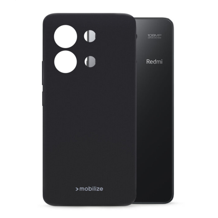 Mobilize Mobilize Rubber Gelly Case Xiaomi Redmi Note 13 4G Matt Black