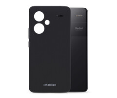 Mobilize Mobilize Rubber Gelly Case Xiaomi Redmi Note 13 Pro+ 5G Matt Black