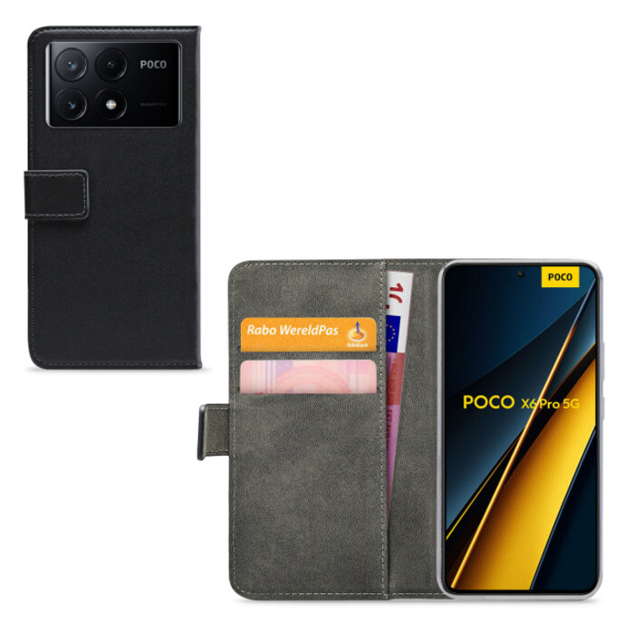Mobilize Mobilize Classic Gelly Wallet Book Case Xiaomi Poco X6 Pro 5G Black