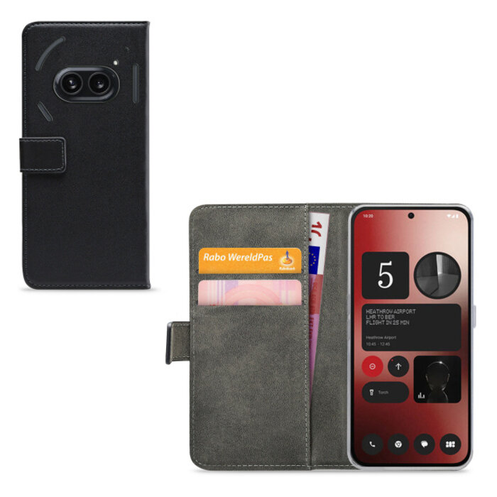 Mobilize Mobilize Classic Gelly Wallet Book Case Nothing Phone (2a) Black