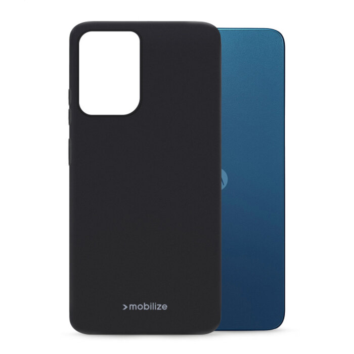 Mobilize Mobilize Rubber Gelly Case Motorola Moto G34 Matt Black