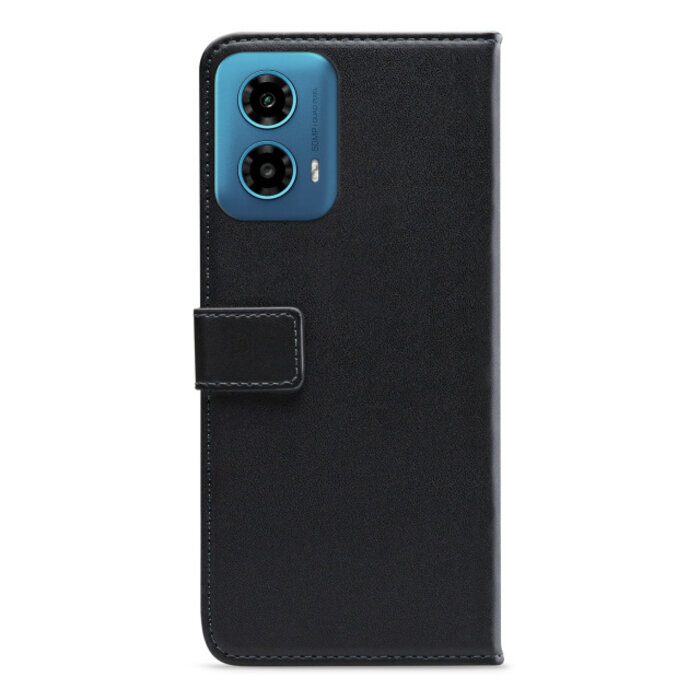 Mobilize Mobilize Classic Gelly Wallet Book Case Motorola Moto G34 Black
