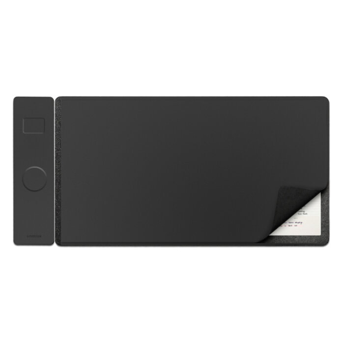 Mobilize Mobilize PU Leather Desk Mat with Magnetic Wireless Charger 15W Black