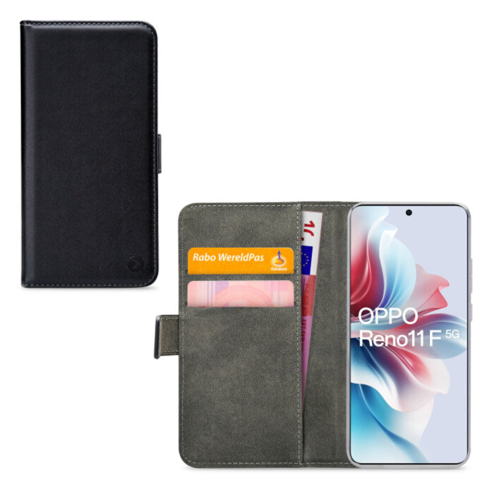 Mobilize Mobilize Classic Gelly Wallet Book Case OPPO Reno11 F 5G Black