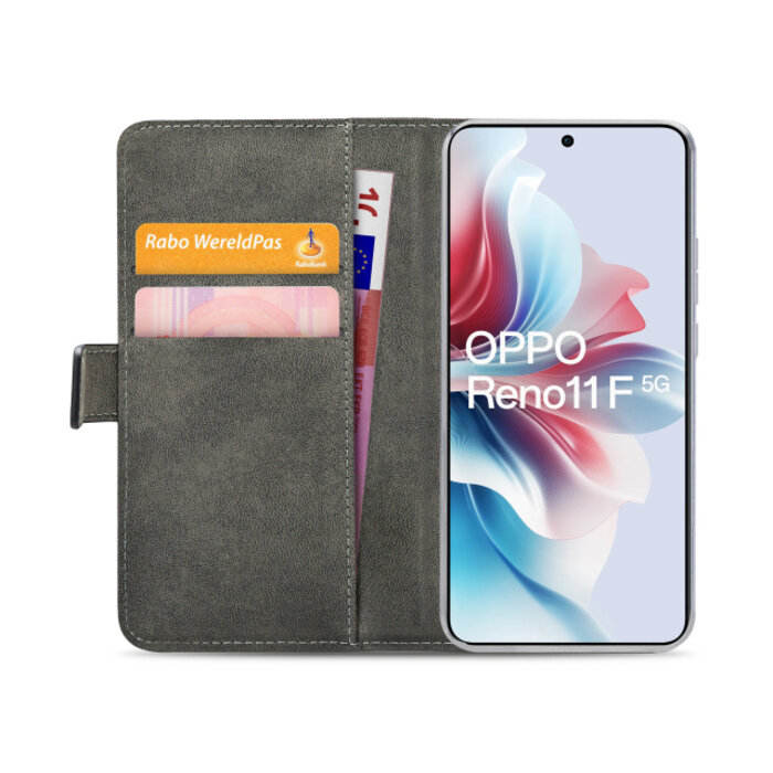 Mobilize Mobilize Classic Gelly Wallet Book Case OPPO Reno11 F 5G Black