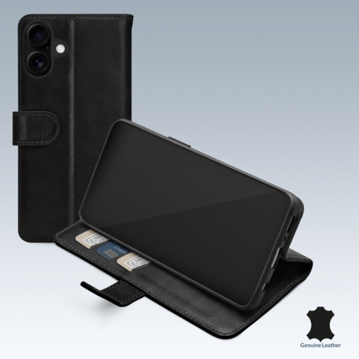 Mobilize Mobilize Leather Wallet Apple iPhone 16 Black