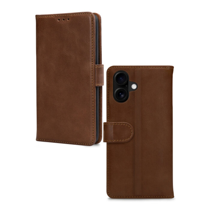 Mobilize Mobilize Leather Wallet Apple iPhone 16 Brown