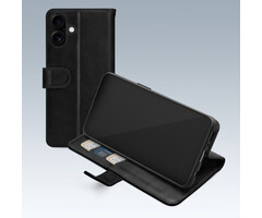 Mobilize Mobilize Premium Gelly Wallet Book Case Apple iPhone 16 Black