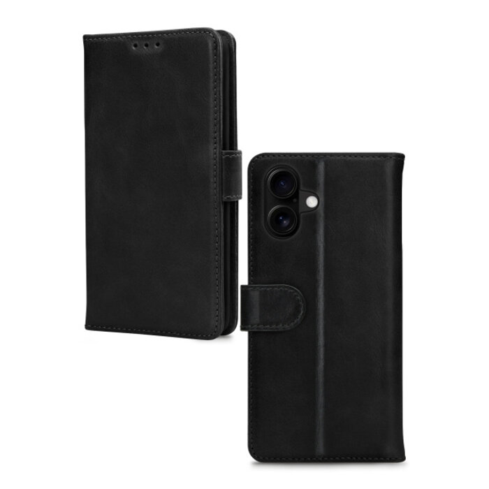 Mobilize Mobilize Premium Gelly Wallet Book Case Apple iPhone 16 Black