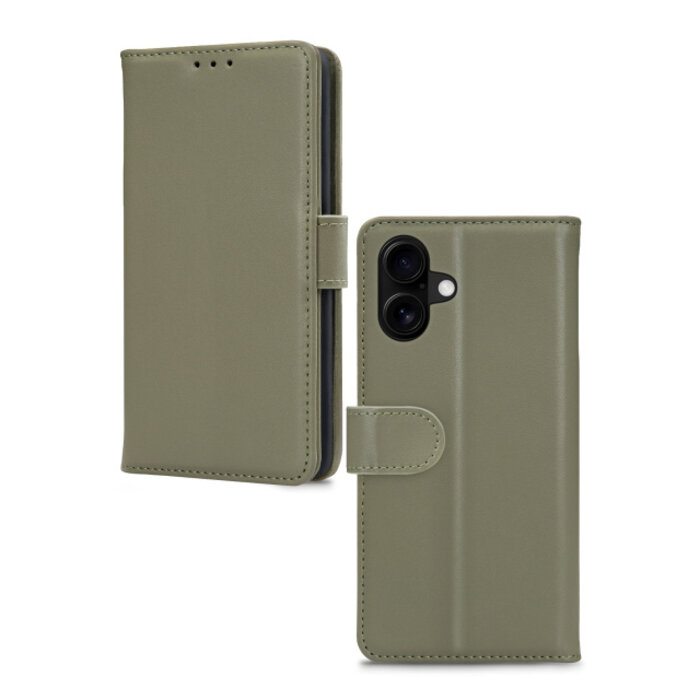 Mobilize Mobilize Premium Gelly Wallet Book Case Apple iPhone 16 Plus Green
