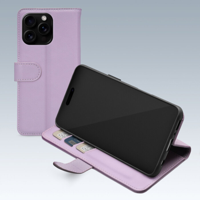 Mobilize Mobilize Premium Gelly Wallet Book Case Apple iPhone 16 Pro Purple