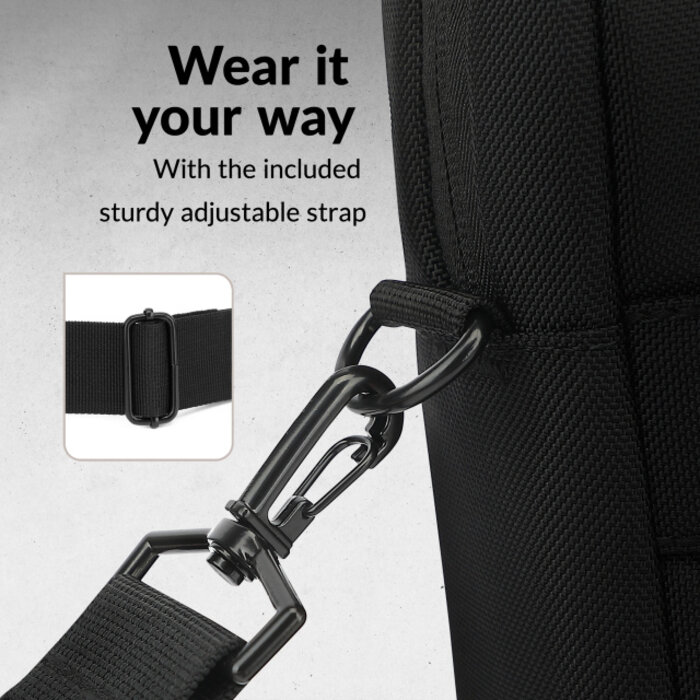 Mobilize Mobilize Waterresistant Laptop Bag up to 16inch Black