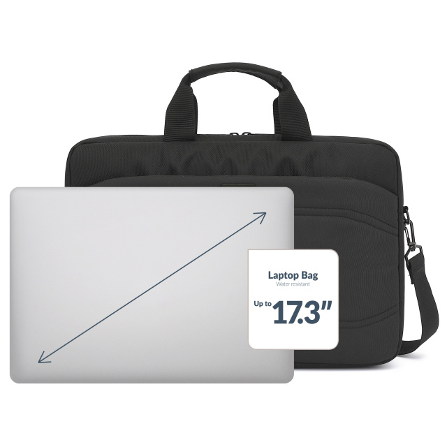 Mobilize Mobilize Waterafstotende Laptoptas tot 17.3 inch - Zwart
