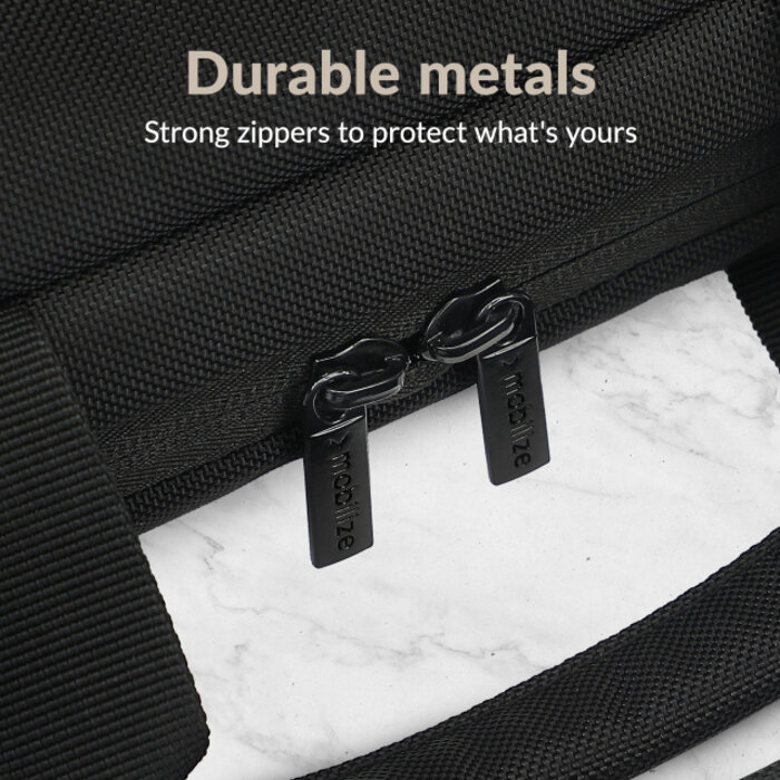 Mobilize Mobilize Waterresistant Laptop Bag up to 17.3inch Black