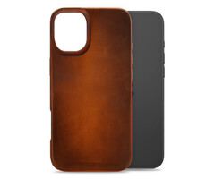 Mobilize Mobilize Magsafe Compatible Premium Leather Case Apple iPhone 16 Plus Burned Cognac