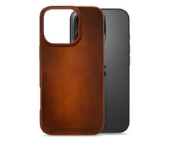 Mobilize Mobilize Magsafe Compatible Premium Leather Case Apple iPhone 16 Pro Burned Cognac