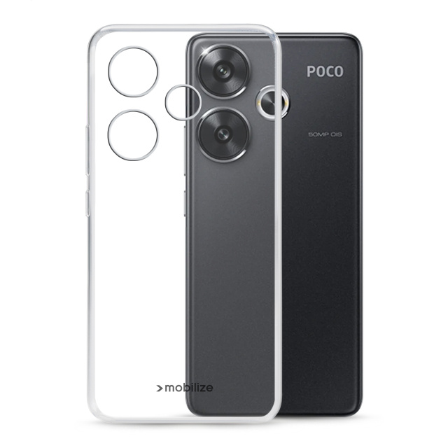 Mobilize Mobilize Gelly Case Xiaomi Poco F6 - Transparant TPU Hoesje