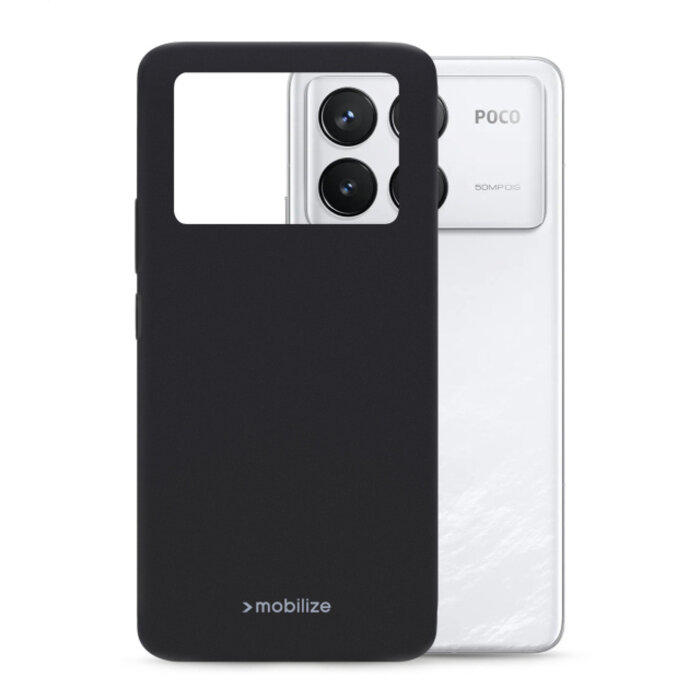 Mobilize Mobilize Rubber Gelly Case Xiaomi Poco F6 Pro Matt Black