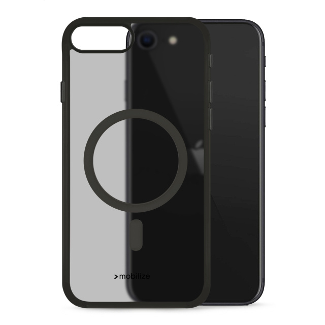 Mobilize Mobilize MagSafe Hybrid Pro Case iPhone 7/8/SE (2020/2022) - Zwart