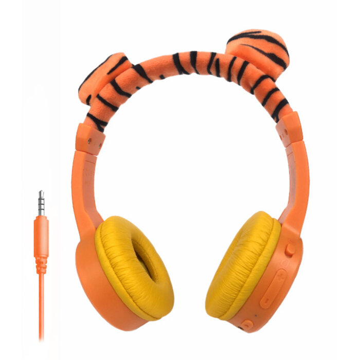 Mobilize Mobilize Wireless/Wired Over Ear Kids Headphone 85dB Tiger