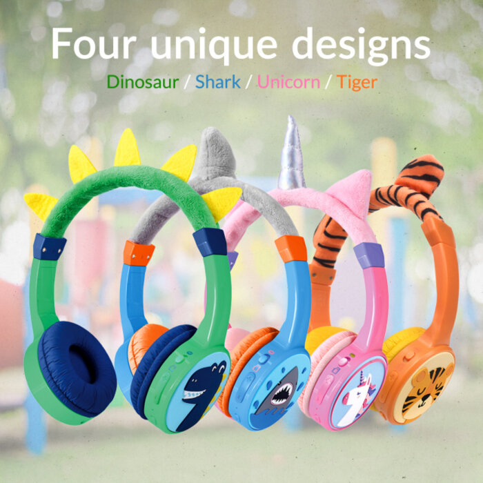 Mobilize Mobilize Wireless/Wired Over Ear Kids Headphone 85dB Unicorn