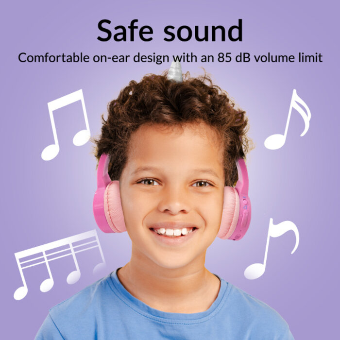 Mobilize Mobilize Wireless/Wired Over Ear Kids Headphone 85dB Unicorn