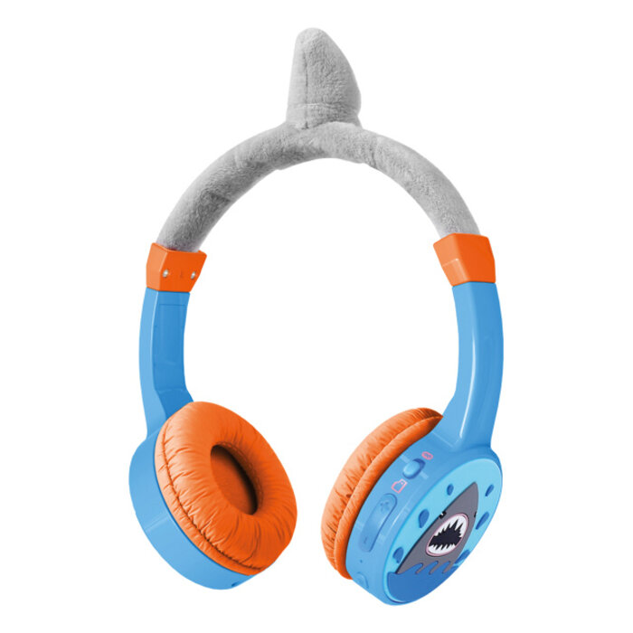Mobilize Mobilize Wireless/Wired Over Ear Kids Headphone 85dB Shark