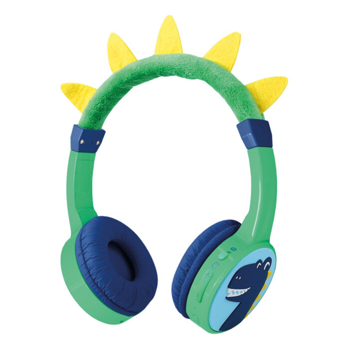 Mobilize Mobilize Wireless/Wired Over Ear Kids Headphone 85dB Dinosaur