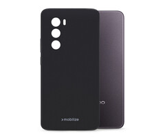 Mobilize Mobilize Rubber Gelly Case OPPO Reno12 Matt Black