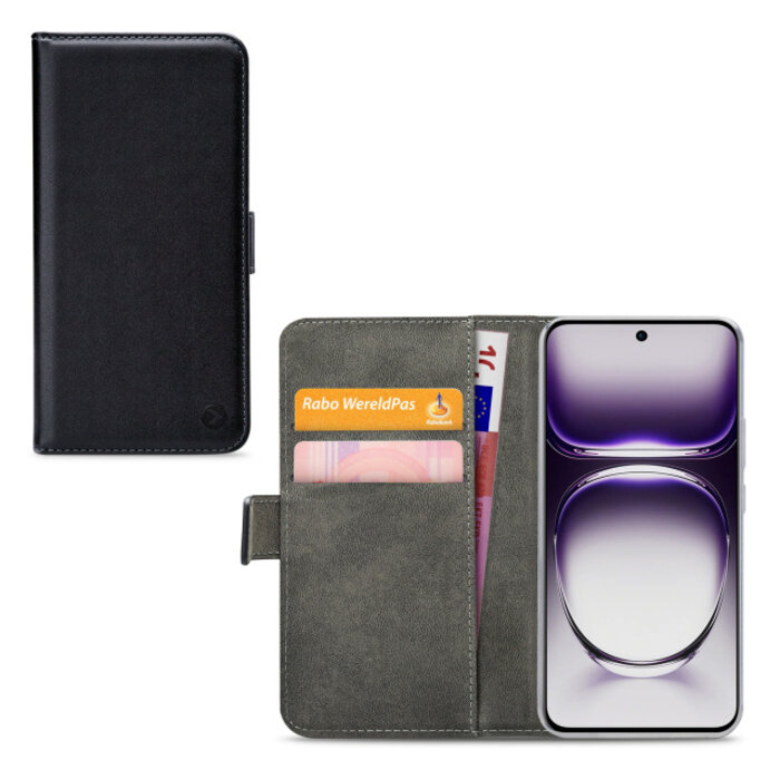 Mobilize Mobilize Classic Gelly Wallet Book Case OPPO Reno12 Black