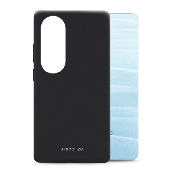 Mobilize Mobilize Rubber Gelly Case OPPO A60 Matt Black