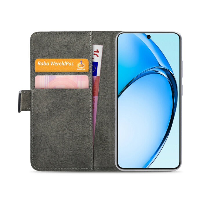 Mobilize Mobilize Classic Gelly Wallet Book Case OPPO A60 Black