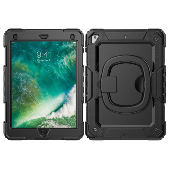 Mobilize Mobilize Rotating Defender Case Stand Function for Apple iPad 9.7 (17/18)/Air/Air 2/Pro 9.7 Black