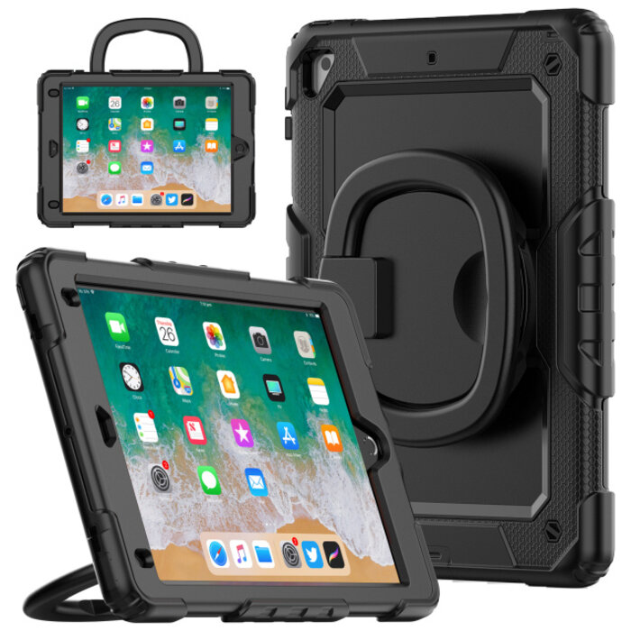 Mobilize Mobilize Rotating Defender Case Stand Function for Apple iPad 9.7 (17/18)/Air/Air 2/Pro 9.7 Black