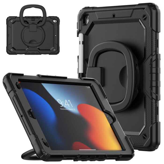Mobilize Mobilize Rotating Defender Case Stand Function for Apple iPad 10.2 (2019/2020/2021) Black