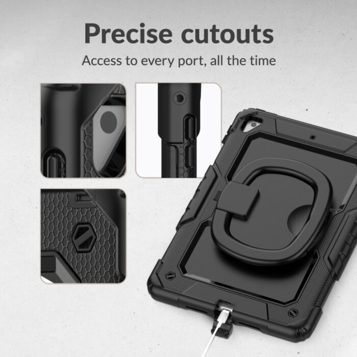 Mobilize Mobilize Rotating Defender Case Stand Function for Apple iPad 10.9 (2022)/iPad 11 (2025) Black