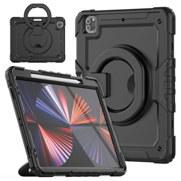 Mobilize Mobilize Rotating Defender Case Stand Function for Apple iPad Pro 12.9 (2018/2020/2021/2022) Black