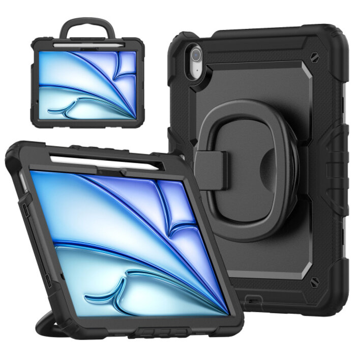 Mobilize Mobilize Rotating Defender Case Stand Function for Apple iPad Air 11 (2024/2025/2026) Black