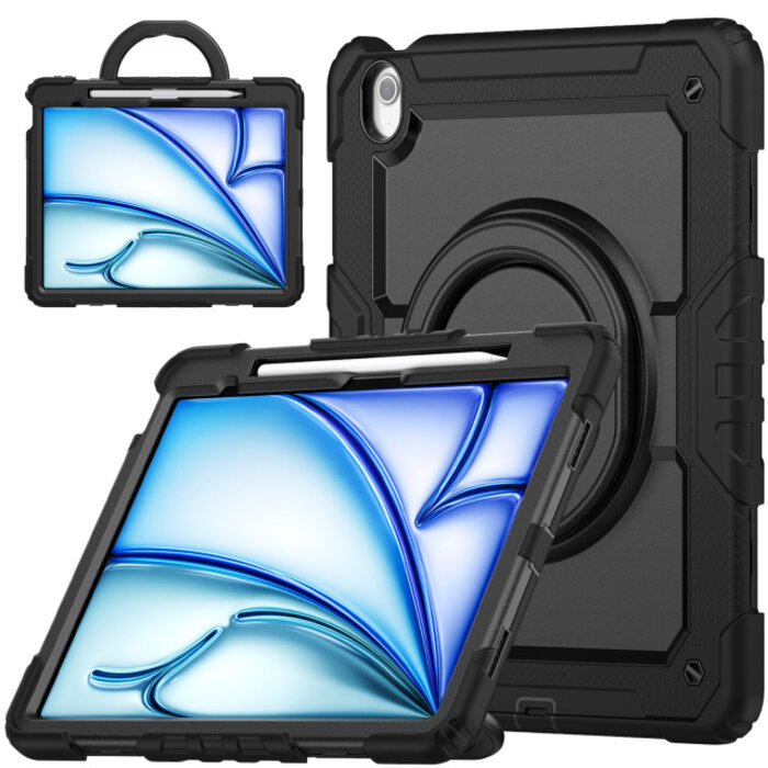 Mobilize Mobilize Rotating Defender Case Stand Function for Apple iPad Air 13 (2024/2025/2026) Black
