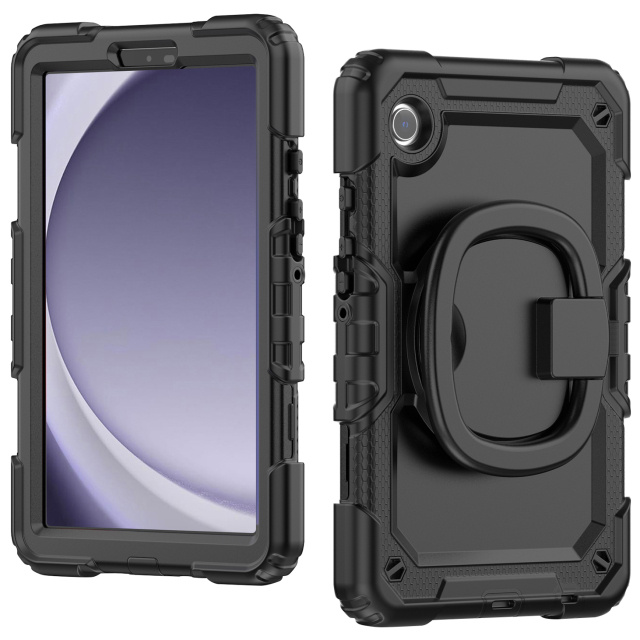 Mobilize Mobilize Rotating Defender Case - Samsung Galaxy Tab A9 8.7 (Zwart)