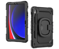 Mobilize Mobilize Rotating Defender Case - Samsung Galaxy Tab S9 / S9 FE - Zwart